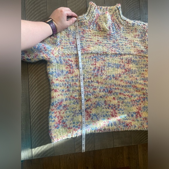 Talbots wool blend pastel vintage sweater - Picture 7 of 9